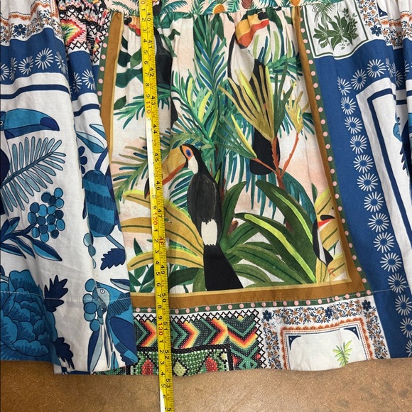 FARM Rio Tropical Maxi Dress with Pineapples and Toucans - Picture 3 of 9